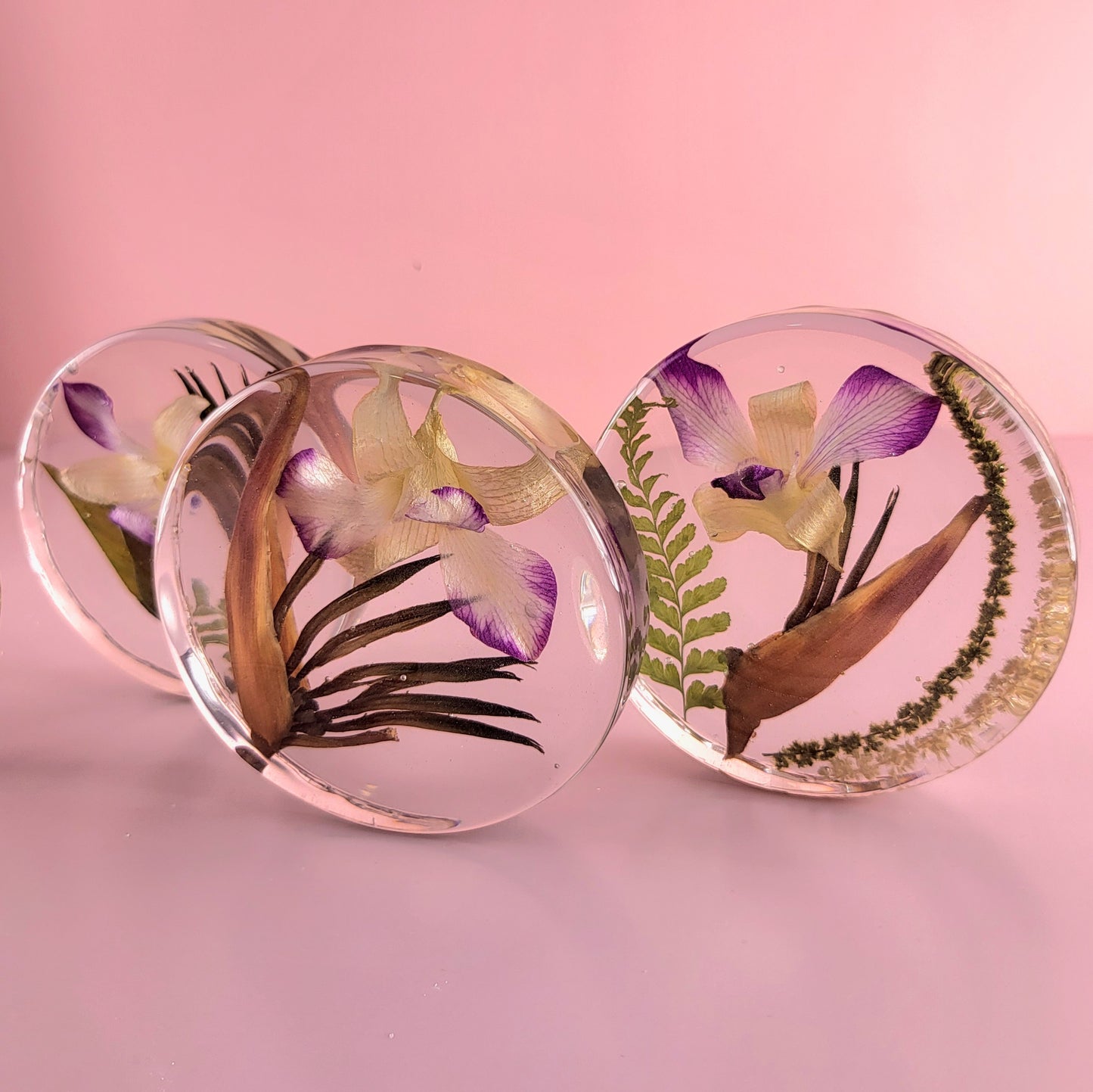 12" x 12" Large Tropical Haku Lei Po'o Hawaiian 3D Resin Wedding Bouquet Preservation Save Your Florals Wedding Gift Keepsake - flofloflowery