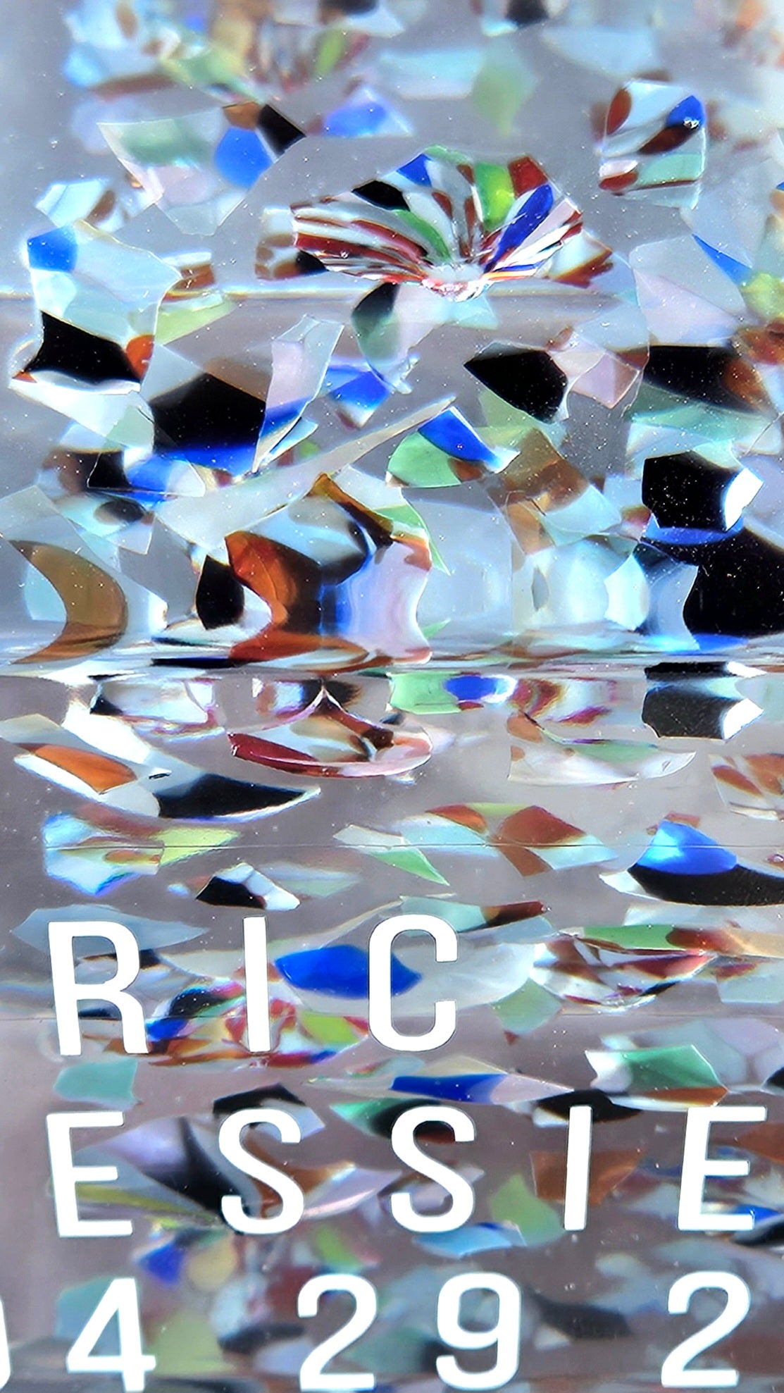 Jewish Smashed Glass Resin Preservation 8"x 8"x 2" Wedding Chuppah Preservation Modern Fried Flowers Square Save Your Gift Keepsake