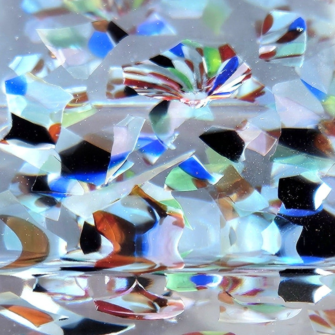 Jewish Smashed Glass Resin Preservation Wedding Chuppah Preservation Modern Fried Flowers Square Save Your Gift Keepsake
