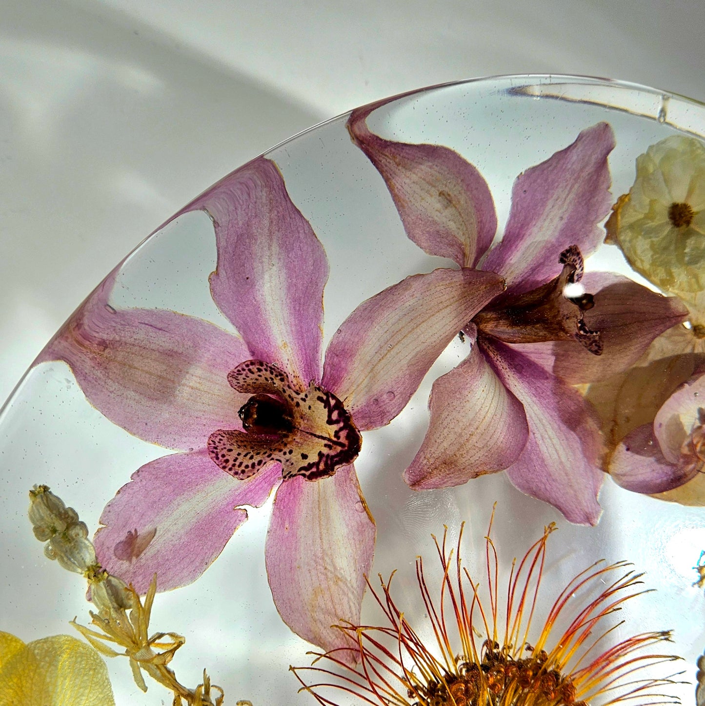 14" Round Extra Large 3D Resin Wedding Bouquet Preservation Keepsake Gift Save Your Wedding Flowers Forever