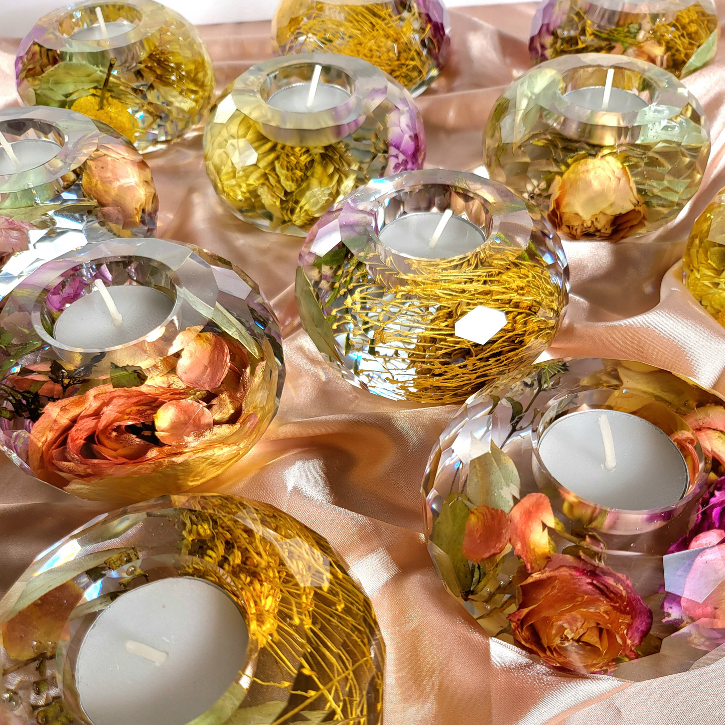 12" Hexagon Haku Lei Po'o 3D Resin Wedding Bouquet Preservation Floral Gift Keepsake Save Your Wedding Flowers Forever