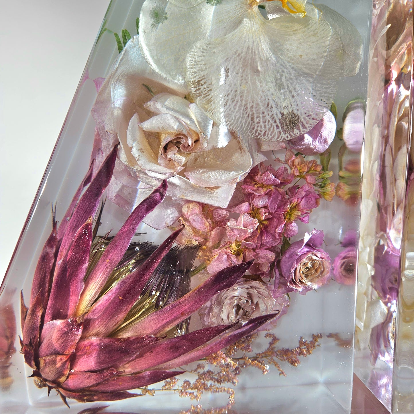 Bookends 3D Resin Wedding Bouquet Preservation Floral Gift Keepsake Save Your Wedding Flowers Forever