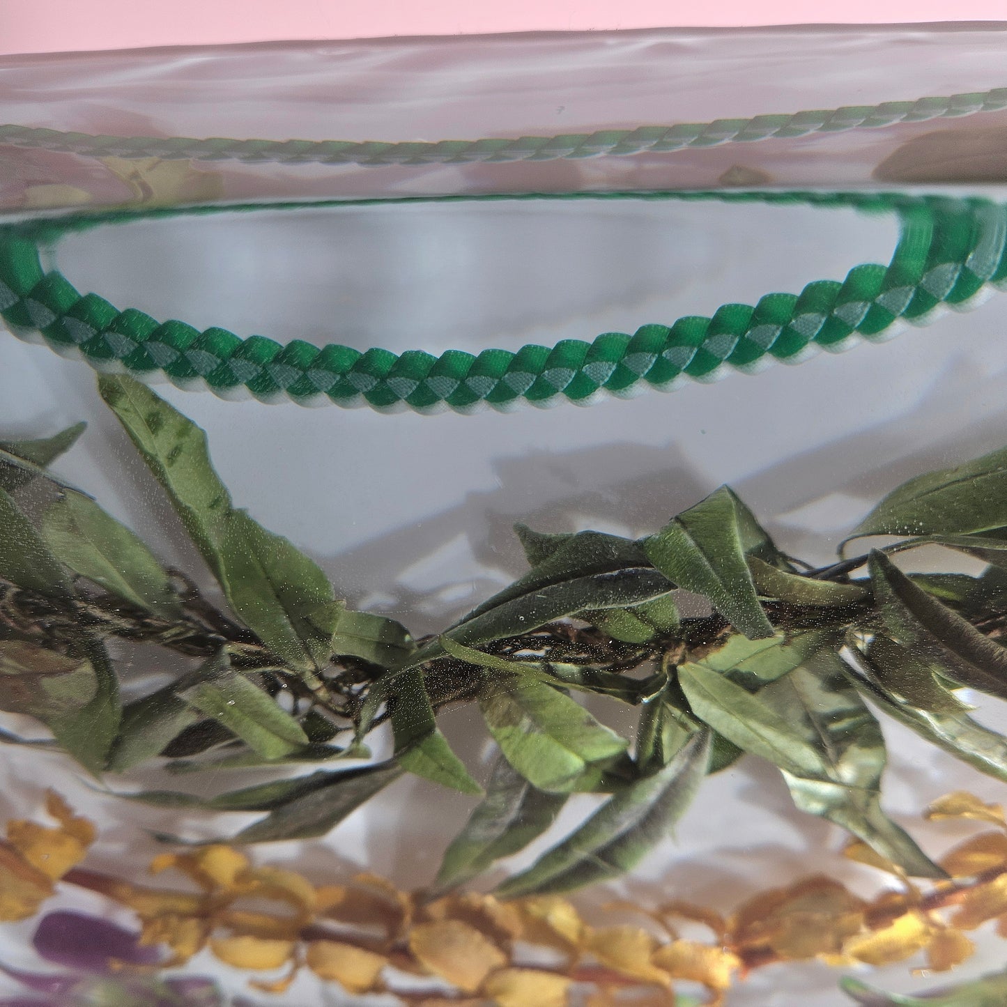 9" x 12" Large Rectangle 3D Resin Wedding Bouquet Preservation Hawaiian Lei Save Your Florals Wedding Gift Keepsake