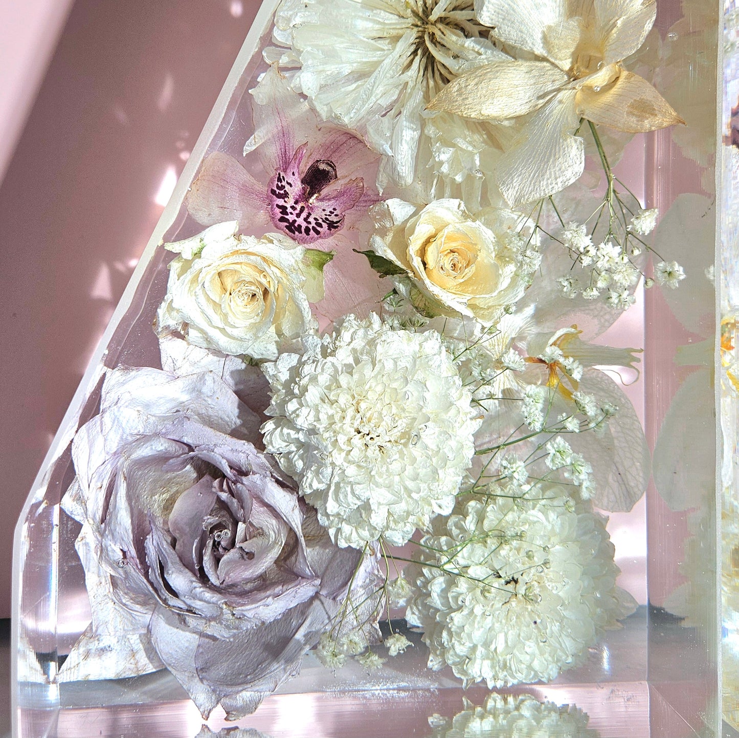 Bookends 3D Resin Wedding Bouquet Preservation Floral Gift Keepsake Save Your Wedding Flowers Forever