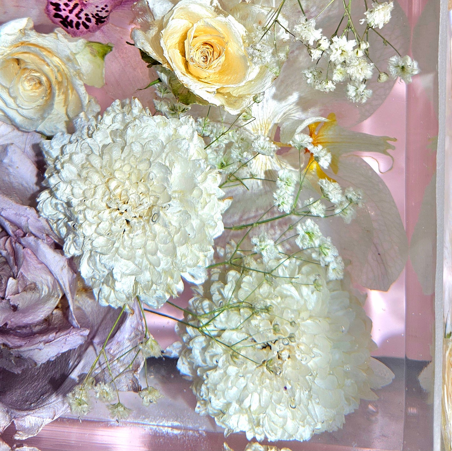 Bookends 3D Resin Wedding Bouquet Preservation Floral Gift Keepsake Save Your Wedding Flowers Forever
