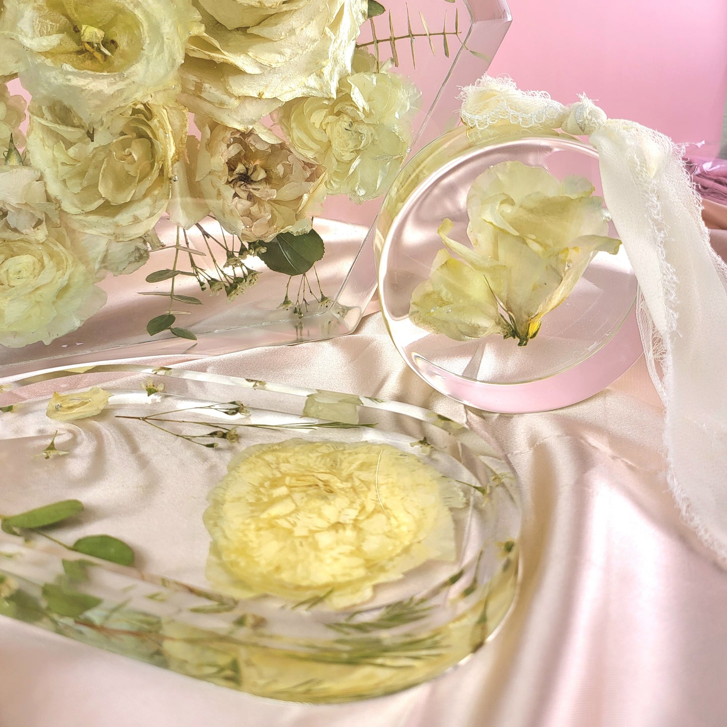 Large Wedding Flower Hexagon 3D Resin Wedding Bouquet Preservation Floral Gift Keepsake Save Your Wedding Flowers Forever - flofloflowery