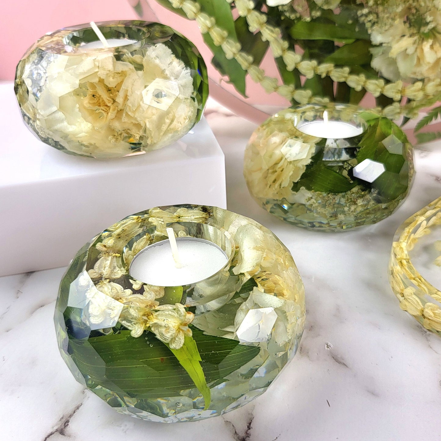 Wedding Gift Large 14" Round 3D Resin Wedding Bouquet Preservation Keepsake Gift Save Your Wedding Flowers Forever - flofloflowery