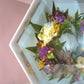 Haku Lei Po'o 12" Hexagon 3D Resin Wedding Bouquet Preservation Floral Gift Keepsake Save Your Wedding Flowers Forever - flofloflowery