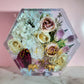 Huge Collection Hexagon Floral Preservation 3D Resin Wedding Bouquet Preservation Keepsake Gift Save Your Wedding Flowers Forever - flofloflowery