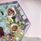 Customized 12" Hexagon 3D Resin Wedding Bouquet Preservation Floral Gift Keepsake Save Your Wedding Flowers Forever - flofloflowery