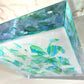 Jewish Smashed Glass Resin Preservation Wedding Chuppah Preservation Modern Fried Flowers Square Save Your Gift Keepsake