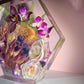12" Hexagon 3D Resin Wedding Bouquet Preservation Floral Gift Keepsake Save Your Wedding Flowers Forever