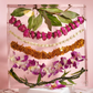 8"x 8" Hawaiian Tropical Lei 3D Floral Resin Art Cube Wedding Bouquet Modern Fried Flowers Square Save Your Gift Keepsake