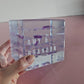 Jewish Smashed Glass Resin Preservation Wedding Chuppah Preservation Modern Fried Flowers Square Save Your Gift Keepsake