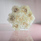 8" Hexagon 3D Resin Wedding Bouquet Preservation Your Wedding Flowers Forever Keepsake Gift