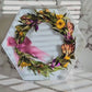 12" Hexagon Haku Lei Po'o 3D Resin Wedding Bouquet Preservation Floral Gift Keepsake Save Your Wedding Flowers Forever