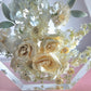 12" Hexagon 3D Resin Wedding Bouquet Preservation Floral Gift Keepsake Save Your Wedding Flowers Forever