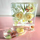8"x 8" 3D Floral Resin Cube Wedding Bouquet Preservation Modern Fried Flowers Square Save Your Gift Keepsake