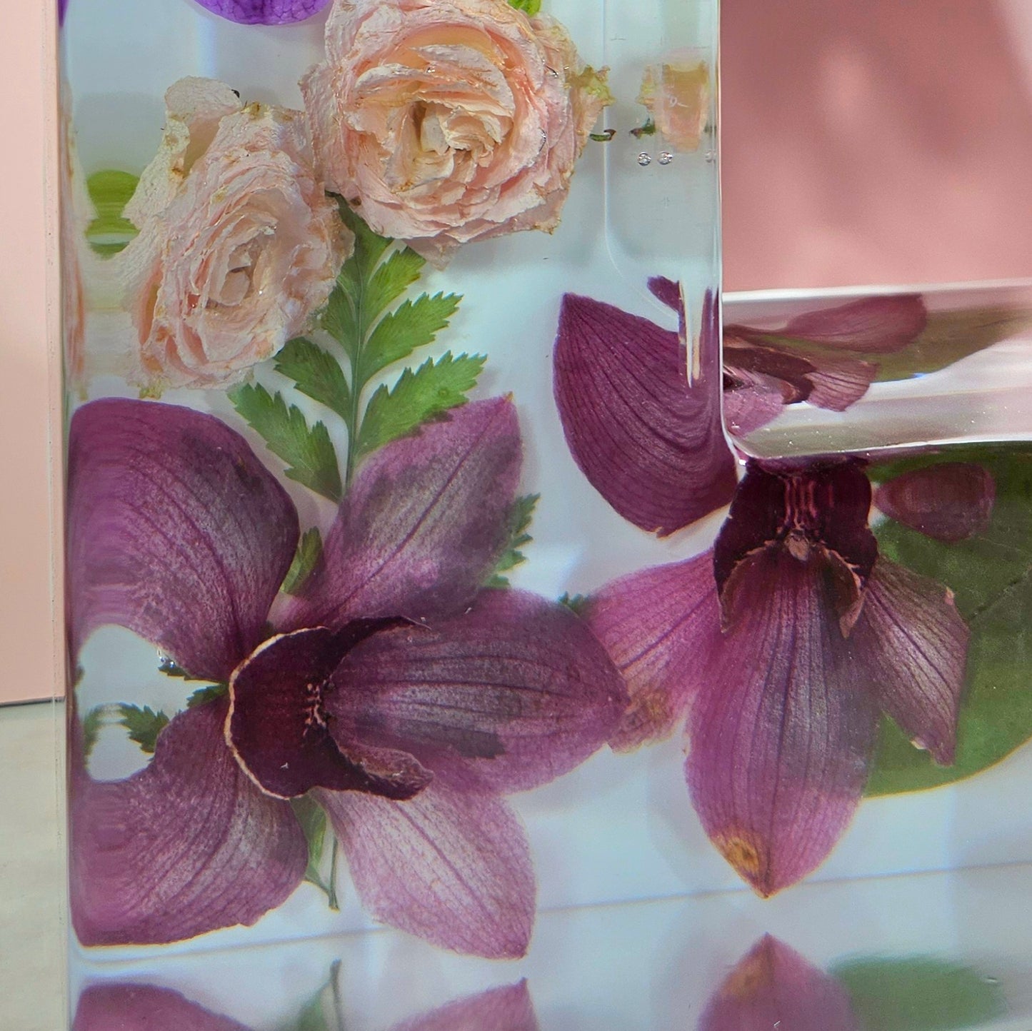 12"x10"x3" Huge Picture Frame Resin Bouquet Wedding Preservation Save Your Tropical Wedding Bouquet Flowers Forever Gift Keepsake