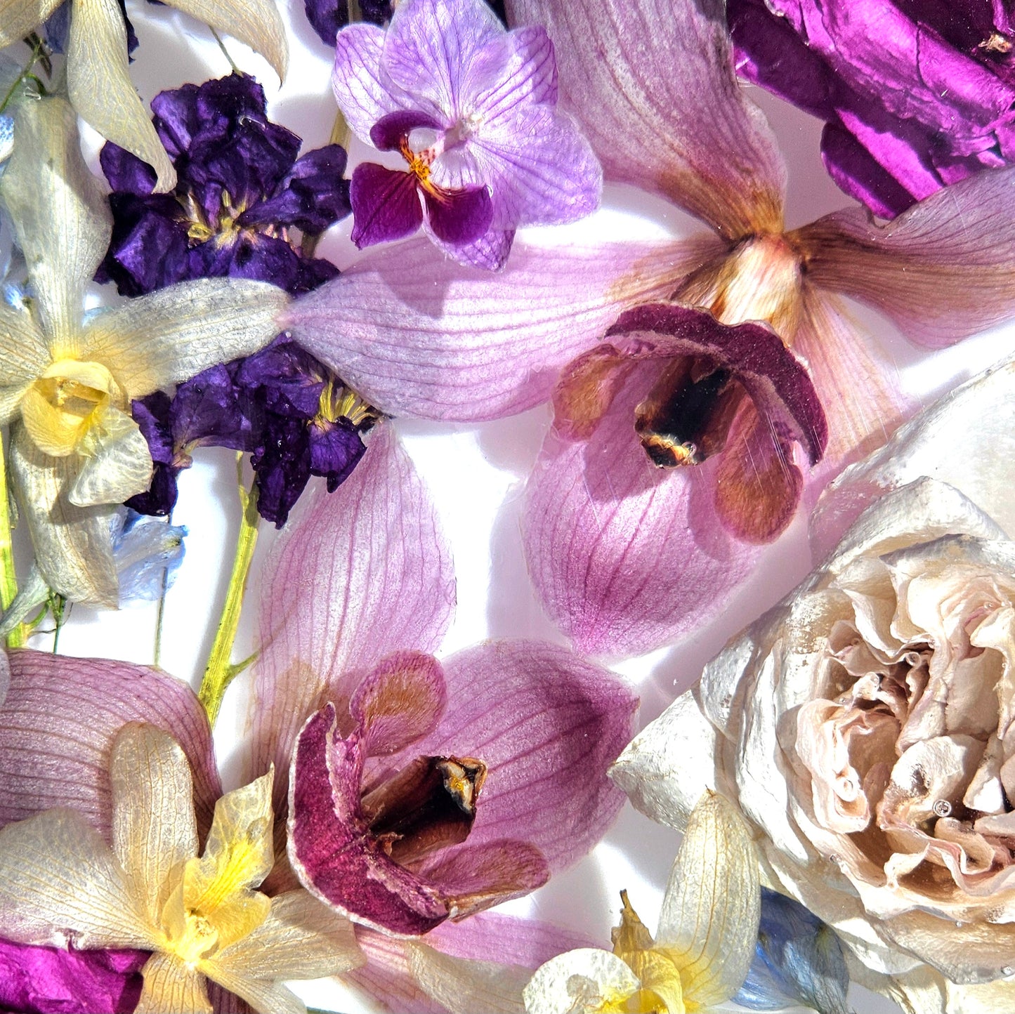 12" x 12" Large 3D Resin Wedding Bouquet Preservation Save Your Florals Wedding Gift Keepsake