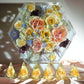 12" Hexagon 3D Resin Wedding Bouquet Preservation Floral Gift Keepsake Save Your Wedding Flowers Forever