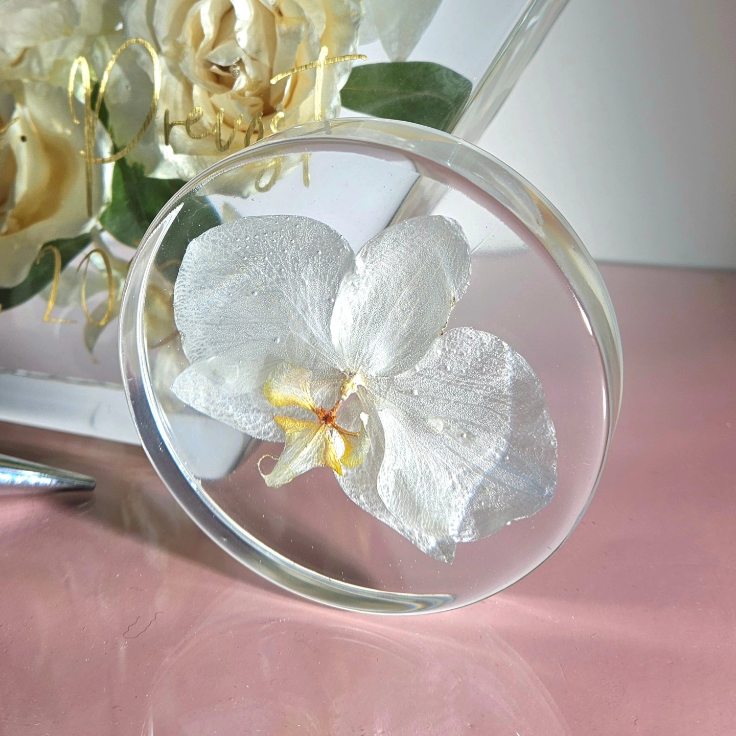 Wedding Floral Preservation Coasters 4" Add-on Item