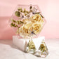8" Hexagon 3D Resin Wedding Bouquet Preservation Your Wedding Flowers Forever Keepsake Gift - flofloflowery