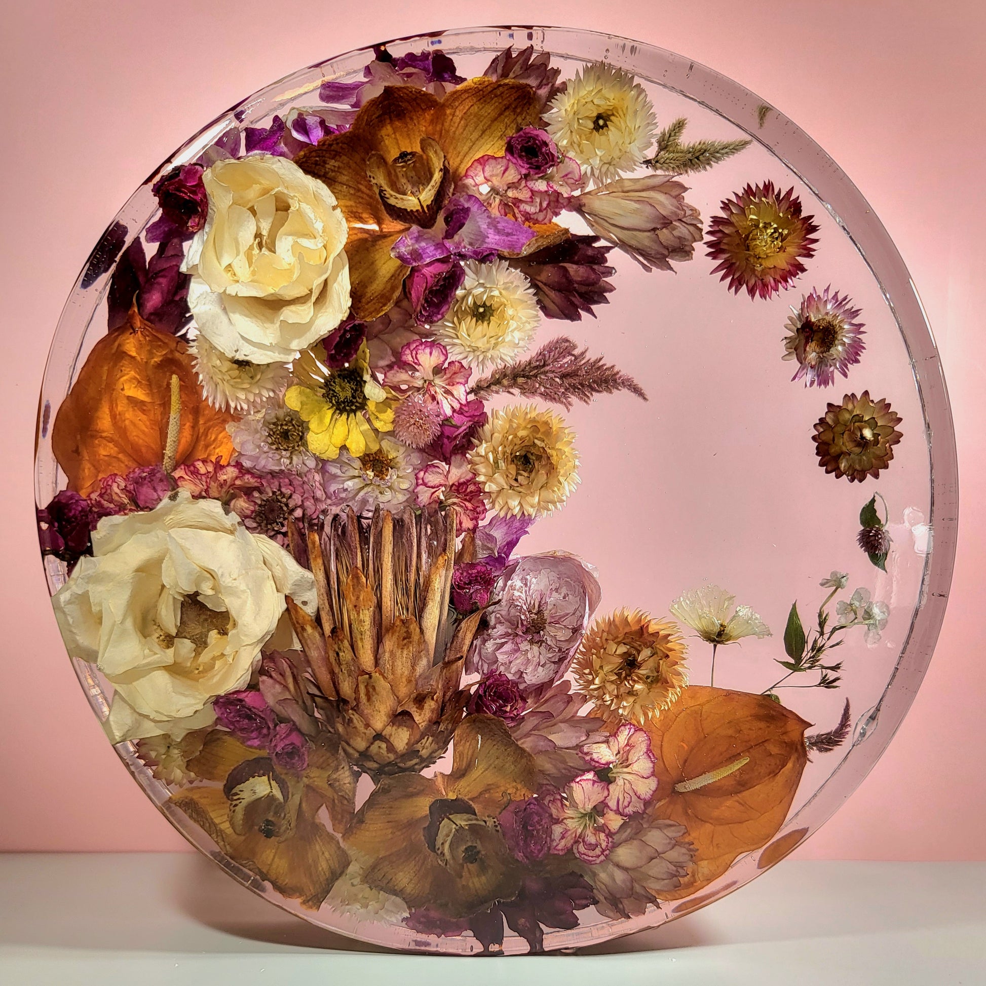 Preserving Your Dried Wedding Flowers AS A Resin Bouquet