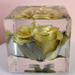 Wedding Flower Preservation Resin Cube 3" x 3" x 3" Add-on Item - flofloflowery