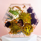 Resin Wedding Bouquet Preservation Large Collection 9" Hexagon Your Wedding Flowers Forever Keepsake Gift - flofloflowery