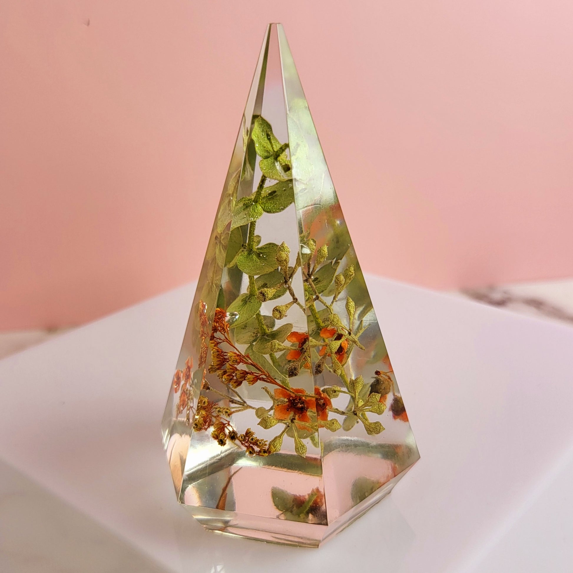 Resin Wedding Bouquet Preservation Large Collection 9" Hexagon Your Wedding Flowers Forever Keepsake Gift - flofloflowery