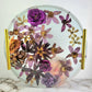 14" Tray Round 3D Resin Wedding Bouquet Preservation Keepsake Gift Save Your Wedding Flowers Forever - flofloflowery