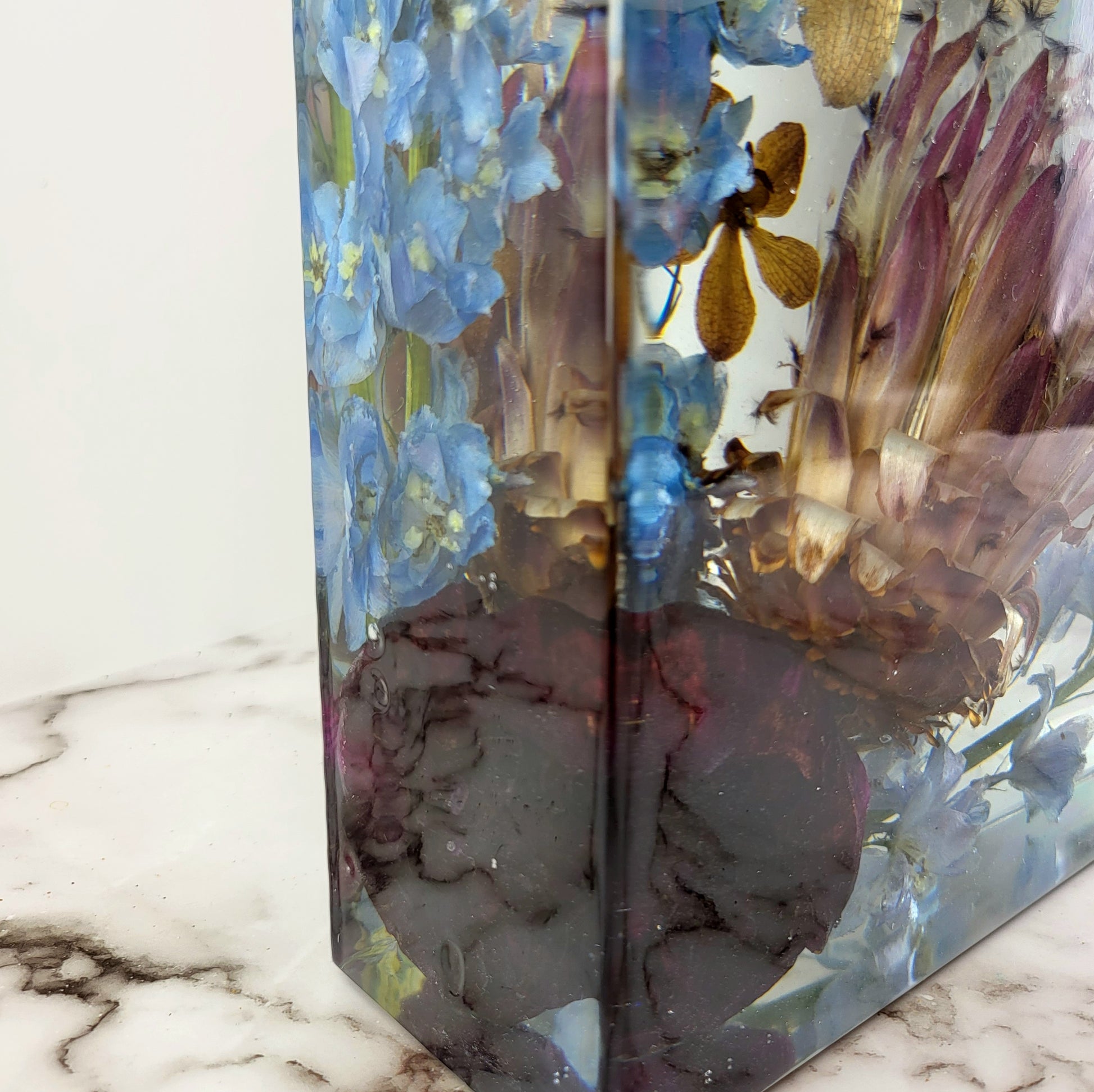 Custom 10"x10" 3D Resin Wedding Bouquet Preservation Save Your Wedding Flowers Forever Gift Keepsake - flofloflowery
