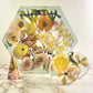 Large Tropical 12" Hexagon 3D Resin Wedding Bouquet Preservation Floral Gift Keepsake Save Your Wedding Flowers Forever - flofloflowery