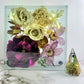 Large Tropical 10"x10" 3D Resin Wedding Bouquet Preservation Save Your Wedding Flowers Forever Gift Keepsake - flofloflowery